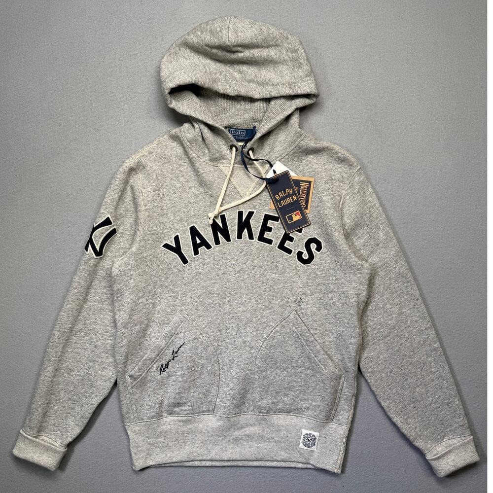 Polo Ralph Lauren Unisex Yankees Hoodie - Loft Heather small $198